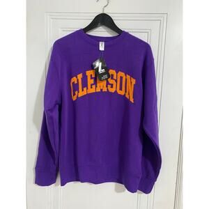 NWT Clemson Tigers Crewneck Sweatshirt Adult Size Small